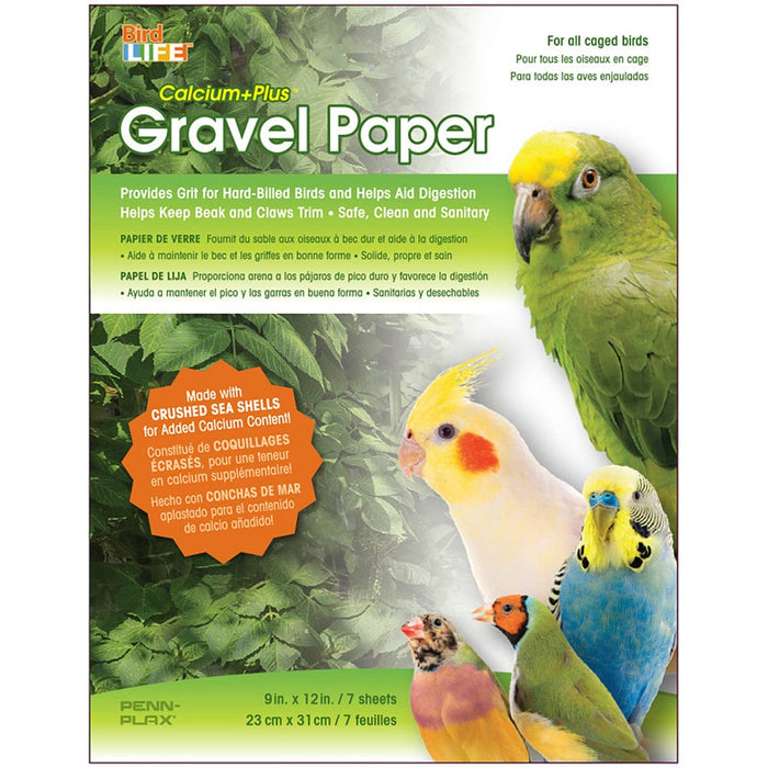 Bird Life™ Calcium+Plus™ Gravel Paper - 11" x 17" Penn Plax