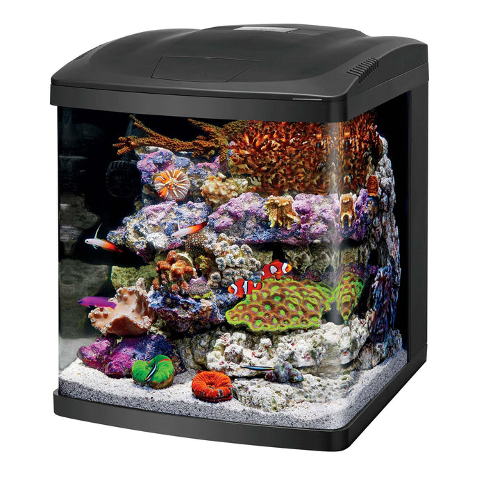 Kit de acuario Coralife LED BioCube 16, color negro, 15" x 16,75" x 17,5"