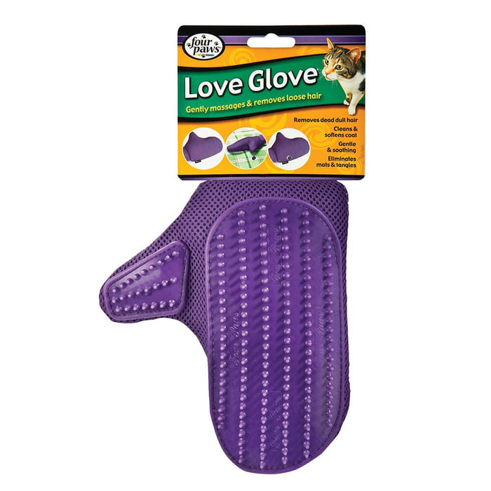 Guante de aseo para gatos Four Paws Love Glove