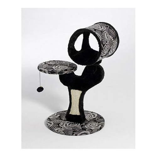 Mueble para gatos Midwest Catitude Salvador, color negro, 22" x 17,75" x 30,75"