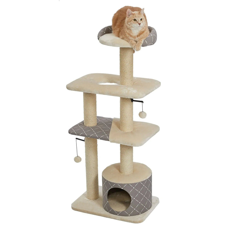 Mueble para automóvil Midwest Feline Nuvo Tower en forma de hongo de 22" x 15" x 50,5"