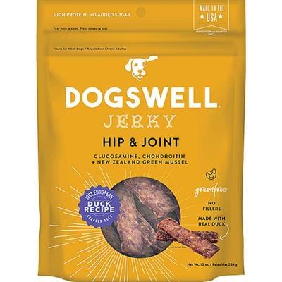 DOGSWELL DOG HIP & JOINT JERKY GRAIN FREE DUCK 10OZ