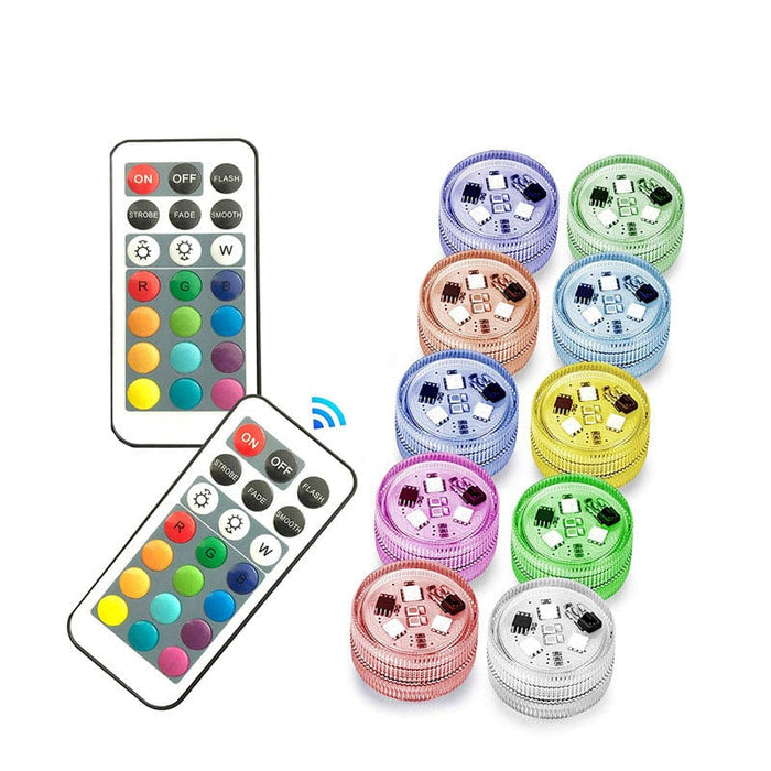 Luces subacuáticas con control remoto - EL ENVÍO ESTÁ INCLUIDO EN EL PRECIO DE ESTE PRODUCTO