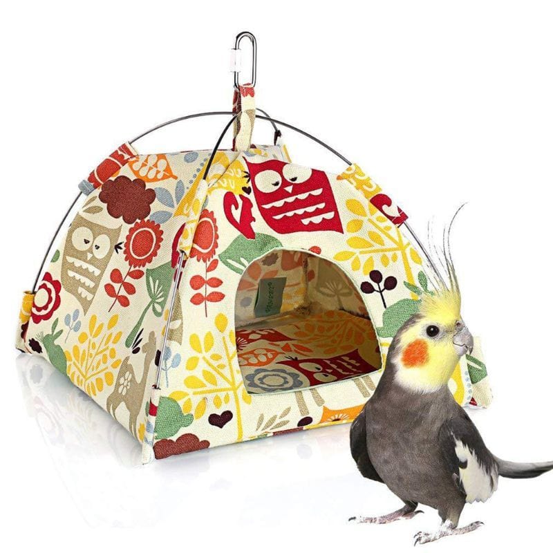 Hanging Canvas Bird Tent -  Bird Nest                  SHIPPING IS INCLUDED IN THE PRICE OF THIS PRODUCT