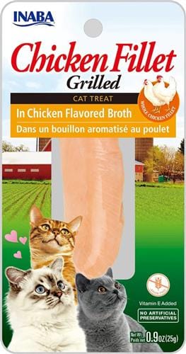 Inaba Cat Grill Chicken Fillet 0.9oz 6 Count