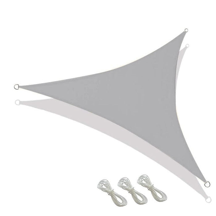 Vela de sombra triangular para jardín al aire libre. EL ENVÍO ESTÁ INCLUIDO EN EL PRECIO DE ESTE PRODUCTO.