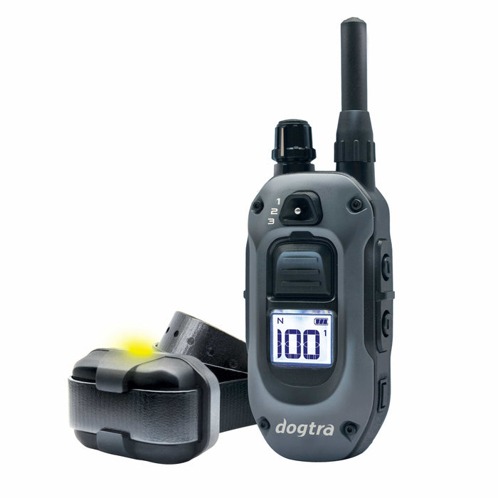 Entrenador remoto para perros Dogtra 1/2 milla expandible negro