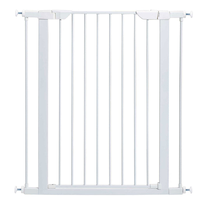 Midwest Glow in the Dark Steel Pressue Mount Pet Gate Tall White 29.5" - 38" x 1" x 39.13"