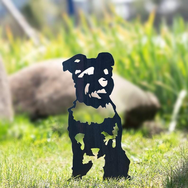 Metal Dog Silhouette Garden Ornament - SHIPPING IS INCLUDED IN THE PRICE OF THIS PRODUCT
