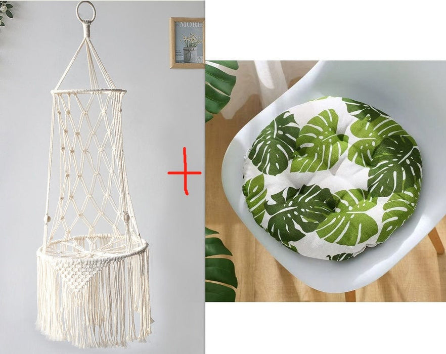 Hamaca colgante de macramé para gatos - Columpio - EL ENVÍO ESTÁ INCLUIDO EN EL PRECIO DE ESTE PRODUCTO