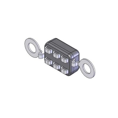 Almohadilla de contacto para collar electrónico para perros Dogtra 24 horas, color negro