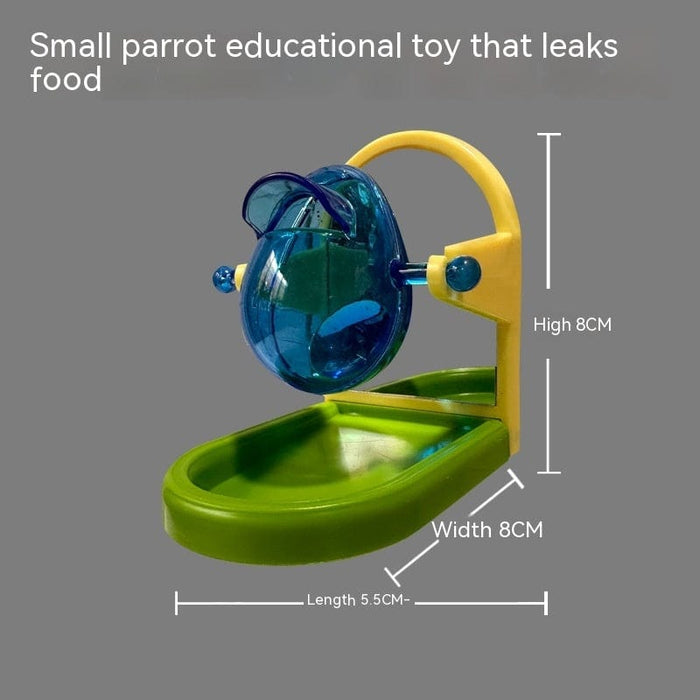 Bird Toy - Foraging Feeder - Leaks food as bird interacts