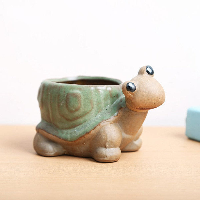 Maceta Tortuga y Caracol - Adorno de Jardín - EL ENVÍO ESTÁ INCLUIDO EN EL PRECIO DE ESTE PRODUCTO