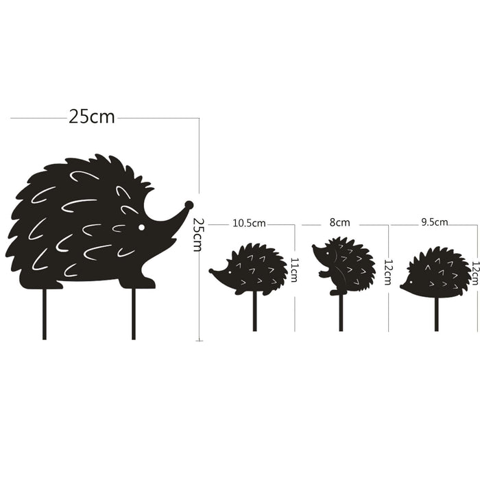 Iron Hedgehog Family Garden Ornament - SHIPPING IS INCLUDED IN THE PRICE OF THIS PRODUCT