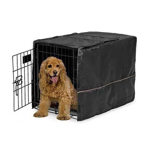 Funda para jaula de mascotas Quiet Time de Midwest, color negro, 30,5" x 20" x 20,5"