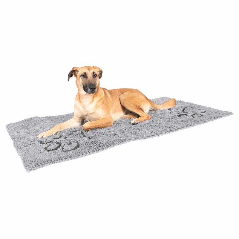 DGS Pet Products Dirty Dog Doormat Runner Silver Grey 60" x 30" x 2"