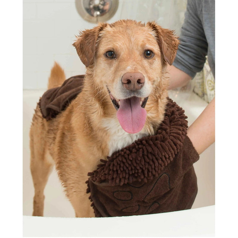 DGS Pet Products Dirty Dog Shammy Towel Brown 13" x 31" x 0.5"