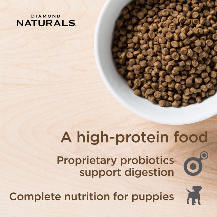 Alimento seco para cachorros de razas pequeñas y medianas Diamond Naturals (solo entrega local o recogida)