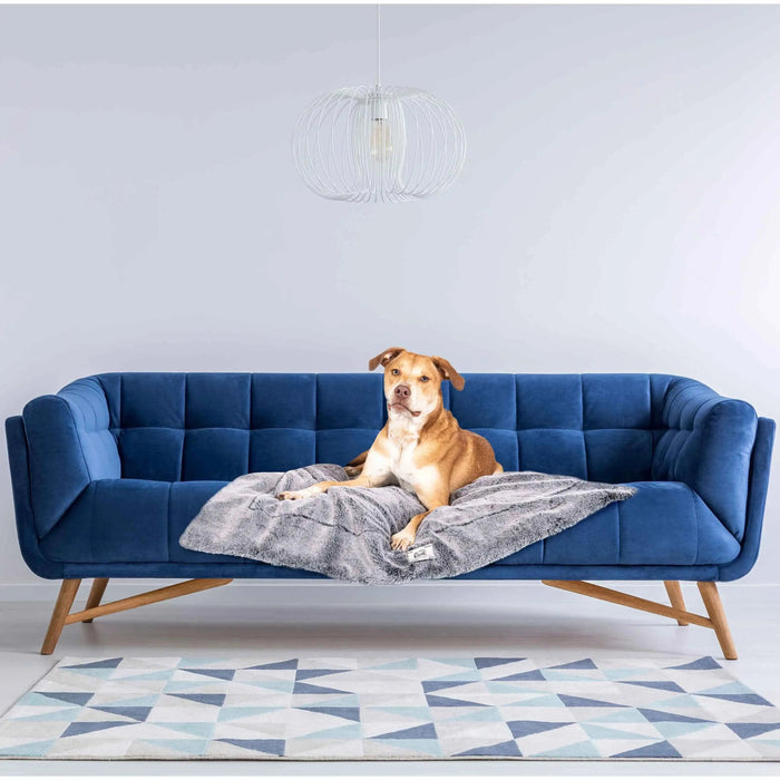 Manta de abeto Chill Kuzzi de DGS Pet Products, gris medio, 30" x 40" x 0,5"