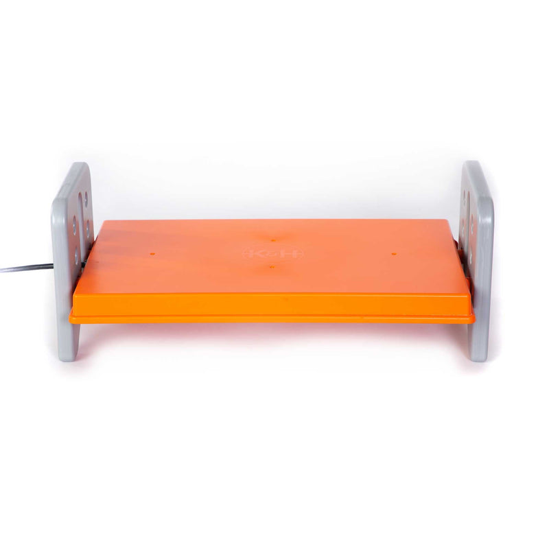 Criadora térmica para aves de corral K&H Pet Products, grande, color naranja, 11,5" x 20" x 8"