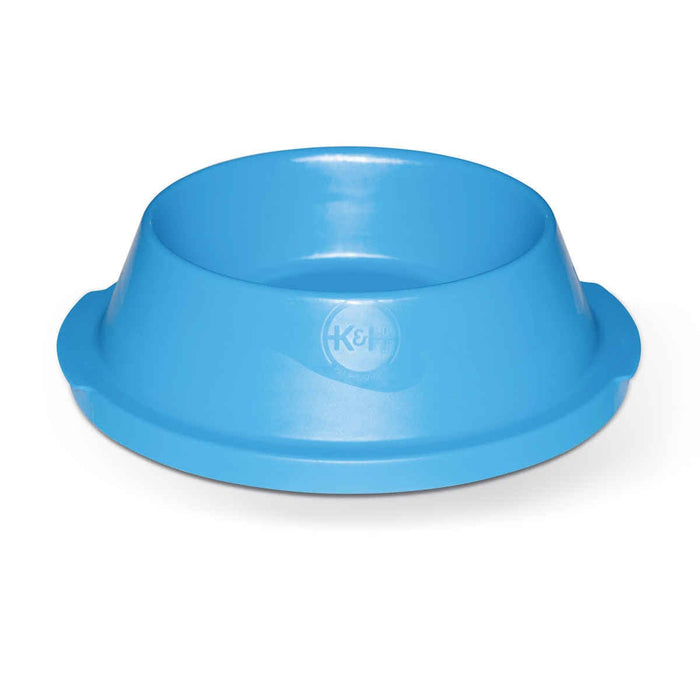 Cuenco para mascotas Coolin' Pet de K&H Pet Products, 32 oz, azul, 10,5" x 10,5" x 3"