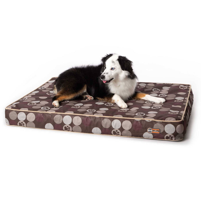 Cama ortopédica para interiores y exteriores de K&H Pet Products, de color marrón medio, de 40" x 30" x 4"