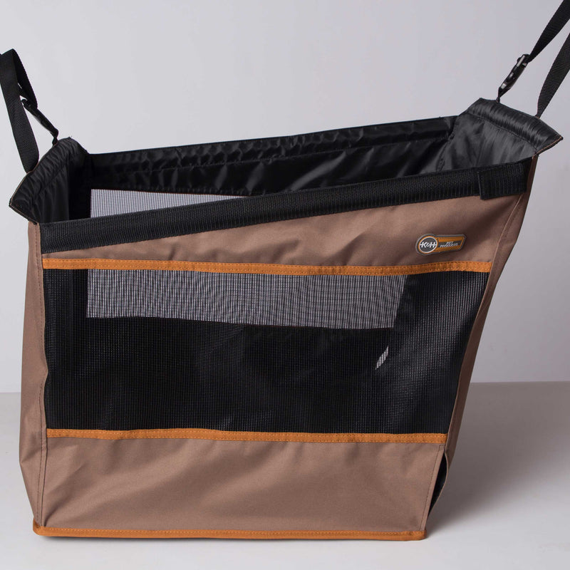 Asiento para mascotas Buckle n' Go de K&H Pet Products, tamaño pequeño, gris, 21" x 13" x 19"