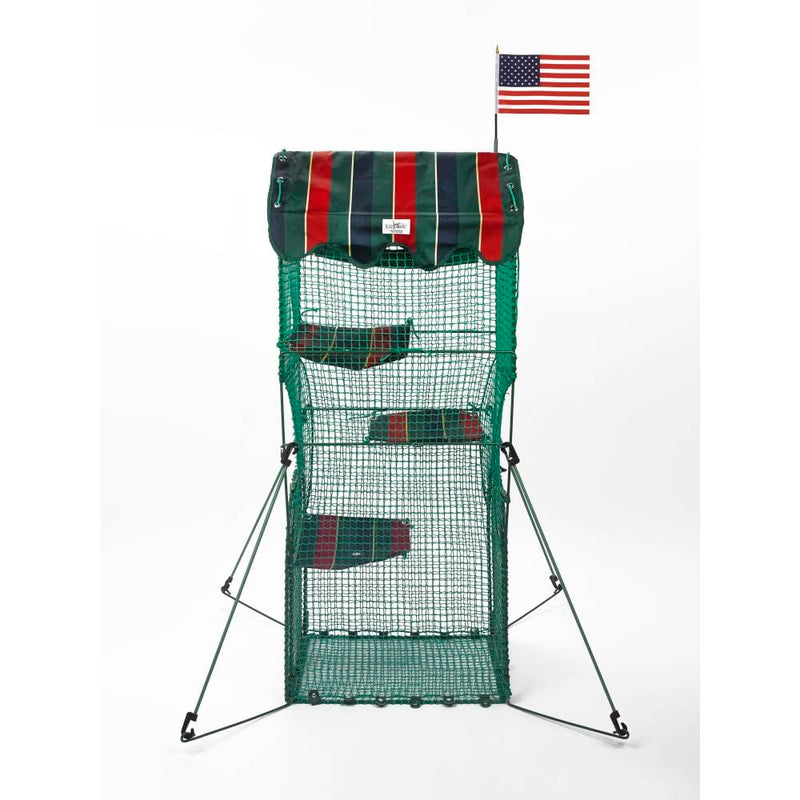 Recinto para gatos al aire libre Kittywalk Penthouse, color verde, 45,7 x 61 x 152,4 cm