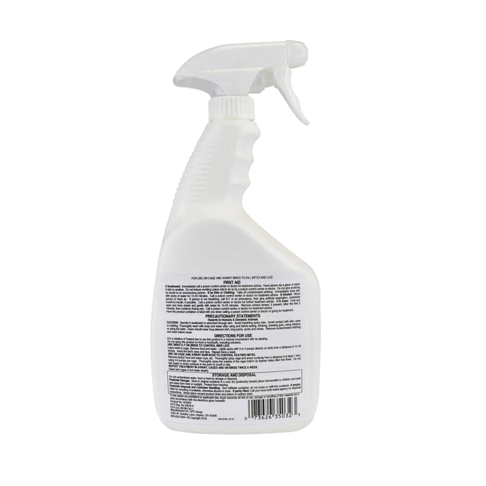 Miracle Corp Scalex Spray contra ácaros y piojos de aves, 8 onzas