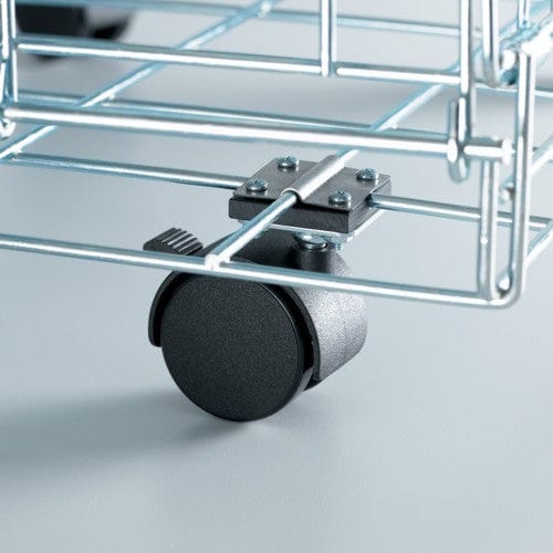 Paquete de 2 ruedas universales para cajones Midwest, color negro
