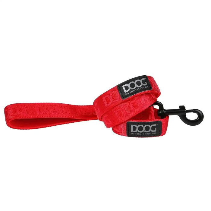 DOOG Neosport Neoprene Dog Leash Red