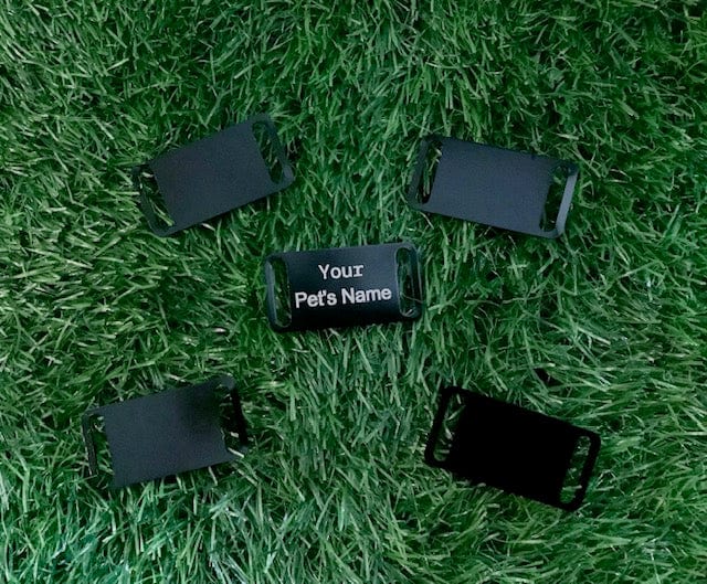 Metal Slide On Pet ID Tag Medium - Dog Tag- Free Engraving