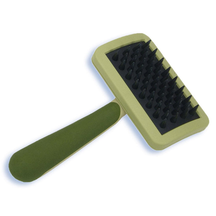 Cepillo de masaje para gatos Safari de Coastal Pet Products, color verde, 6,5 x 3,2 x 2 pulgadas
