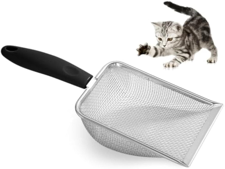 Cat Litter Scoop Stainless Steel Mesh - SHIPPING IS INCLUDED IN THE PRICE OF THIS PRODUCT