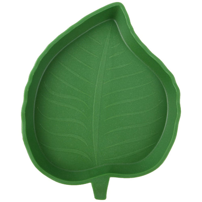 Reptile Leaf Food or Water Bowl - For Tortoise, Lizards, Young Bearded Dragons, Small Snakes, 2 Sizes - SHIPPING IS INCLUDED IN THE PRICE OF THIS PRODUCT