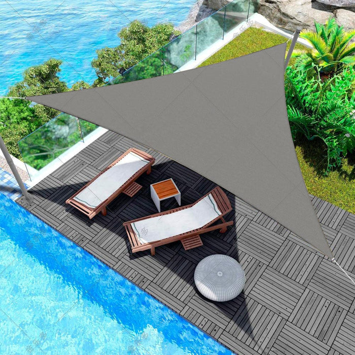 Vela de sombra triangular para jardín al aire libre. EL ENVÍO ESTÁ INCLUIDO EN EL PRECIO DE ESTE PRODUCTO.