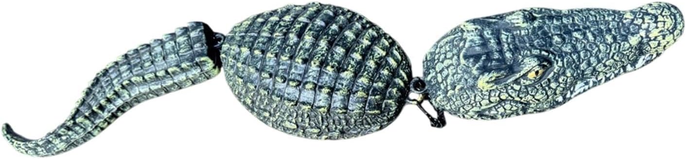 Koi Pond, Floating Alligator Sculpture, Ornament for Outdoor Pond Decor