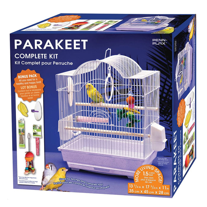 Bird Life™ Parakeet - Kit de inicio para pájaros pequeños Penn Plax