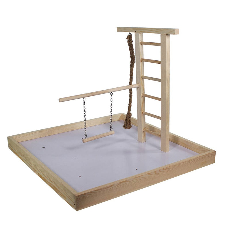 Bird Life™ Natural Color Wooden Playpen - XXL