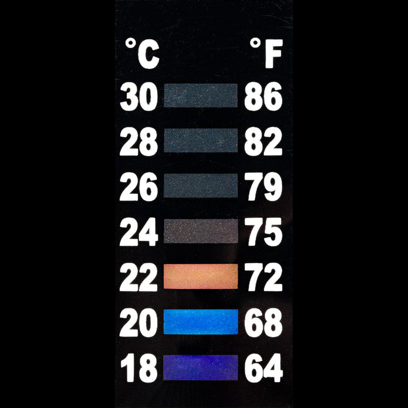 Penn Plax Aquarium Thermometer Therma Temp  2" Digital Strip Thermometer