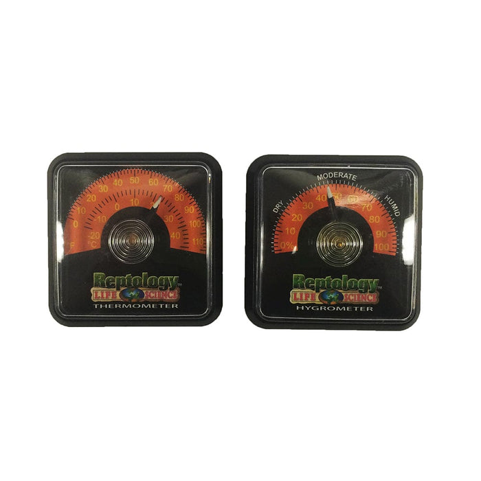 Reptology™ Combo-Meters™ Hygrometer & Thermometer Pack Penn Plax