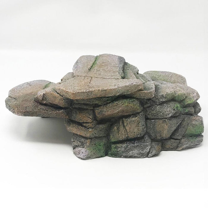 Penn Plax Reptology Shale Scapes Ledge and Cave Hideout- Basking Medium