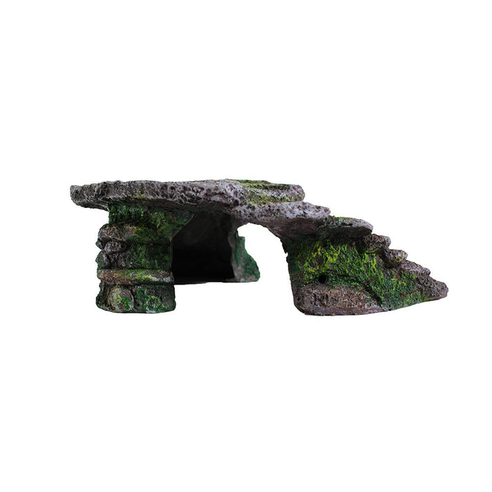 Reptology Shaled Scapes Ledge and Cave Hideout - Basking Small