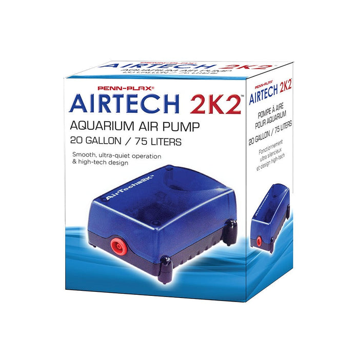 Aquarium Air Pump Air-Tech 2K2 - Up to 20 Gallons Penn Plax