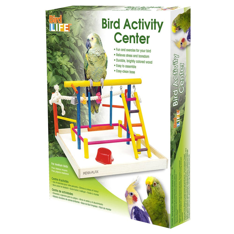 Bird Life™ Multicolor Wooden Playpen - Extra Large Penn Plax