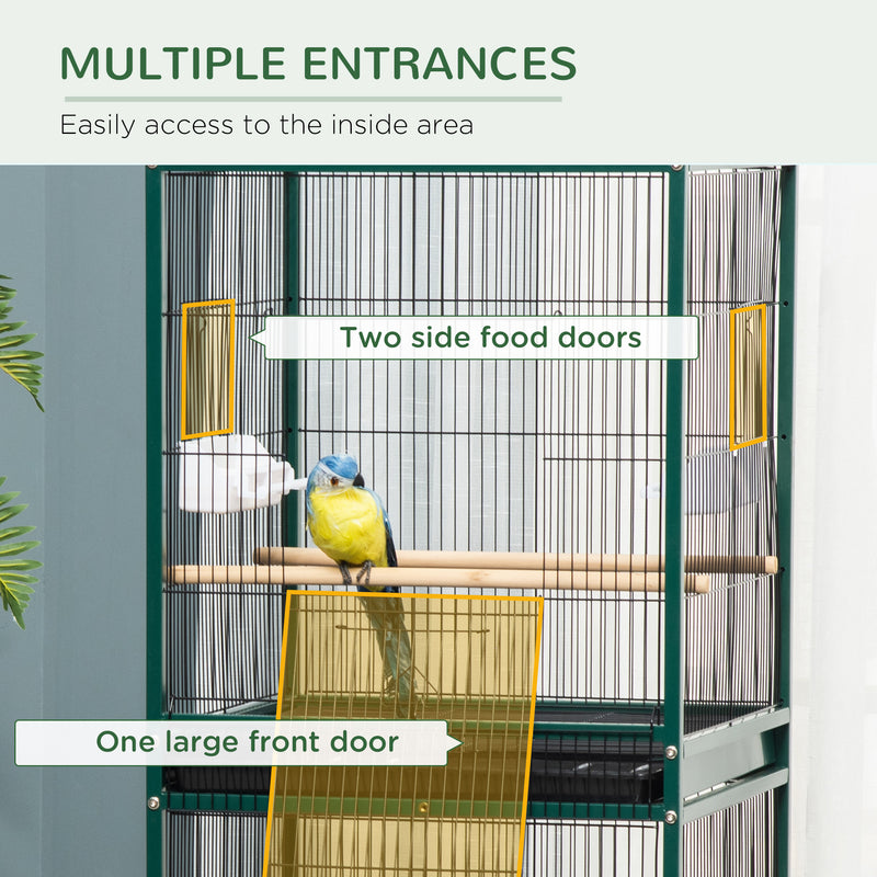 Large Bird Cage with Divider and double doors