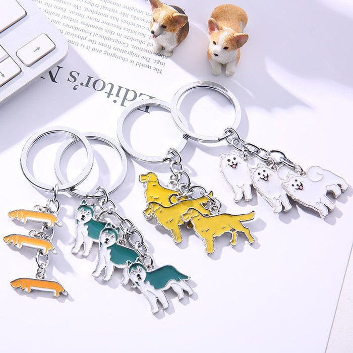 Little Creative Gifts Metal Key Ring Pet Dog Keychain Pendant - SHIPPING IS INCLUDED IN THE PRICE OF THIS PRODUCT