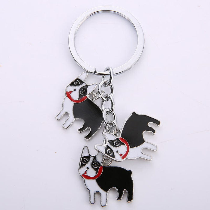 Little Creative Gifts Metal Key Ring Pet Dog Keychain Pendant - SHIPPING IS INCLUDED IN THE PRICE OF THIS PRODUCT