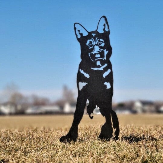 Metal Dog Silhouette Garden Ornament - SHIPPING IS INCLUDED IN THE PRICE OF THIS PRODUCT