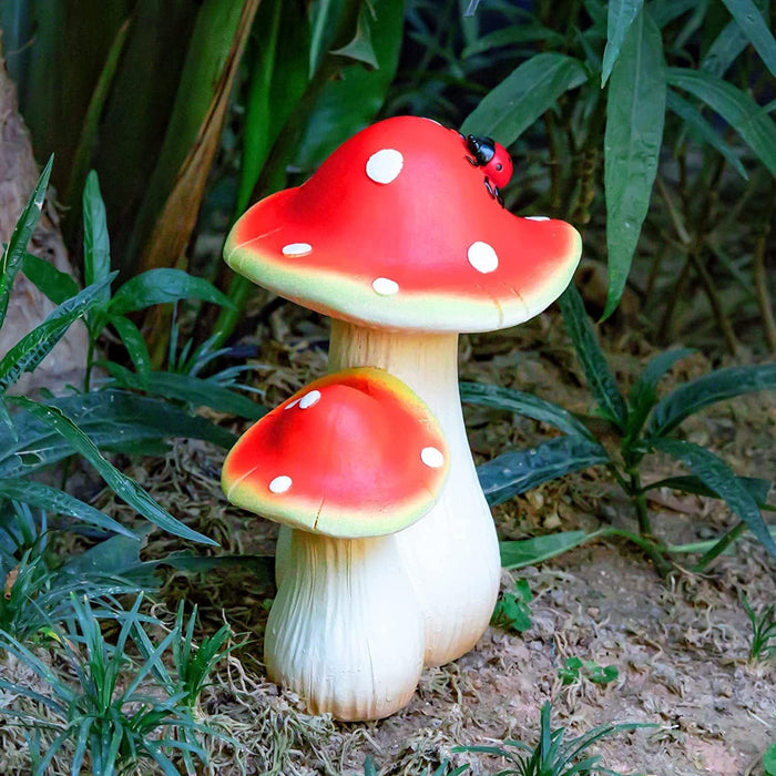 Resin Mushroom Garden Ornament -  SHIPPING IS INCLUDED IN THE PRICE OF THIS PRODUCT